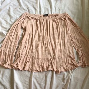 Cotton On off the shoulder long sleeve flowy top
